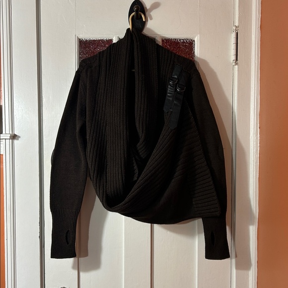 NicholasK Funky Brown Sweater size L - Picture 7 of 7